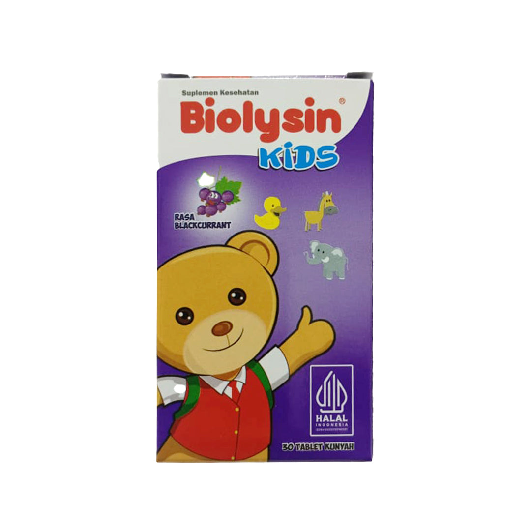 Biolysin Kids Rasa Blackcurant Tablet