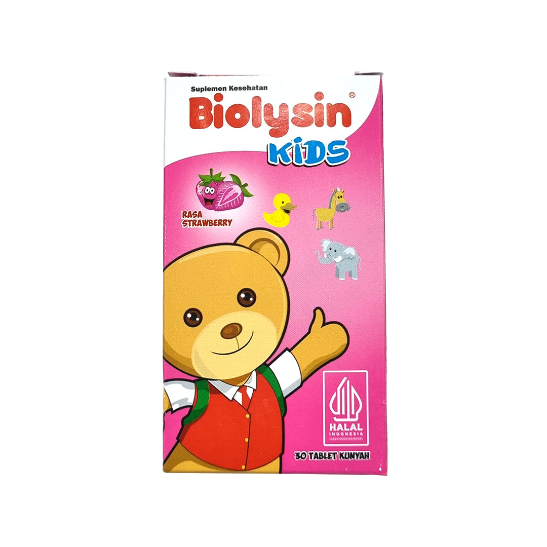 Biolysin Kids Rasa Strawberry Tablet