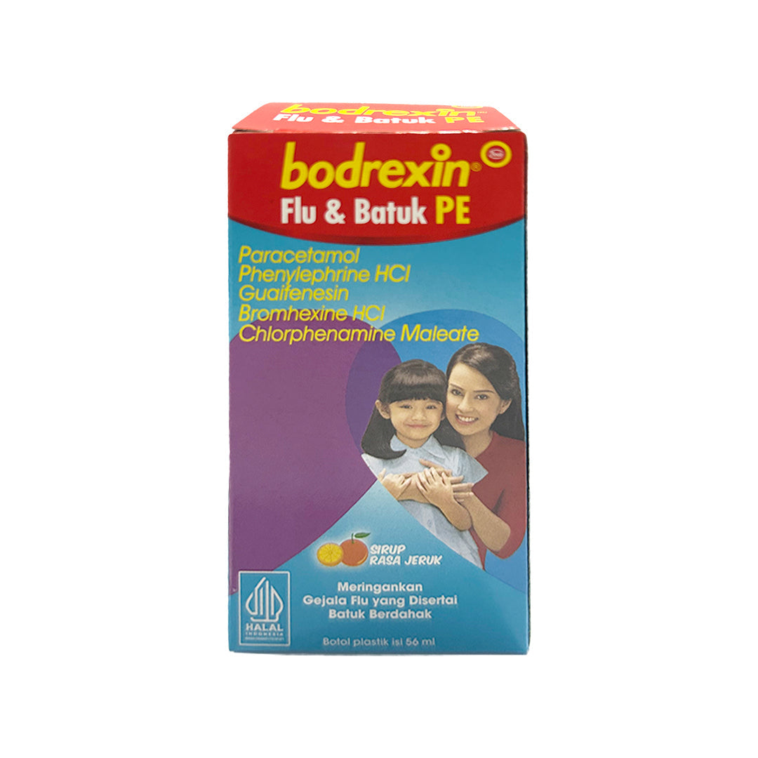Bodrexin Flu Dan Batuk Pe Sirup Rasa Jeruk