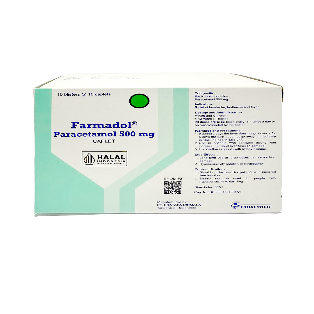 Farmadol Kaplet 500 Mg