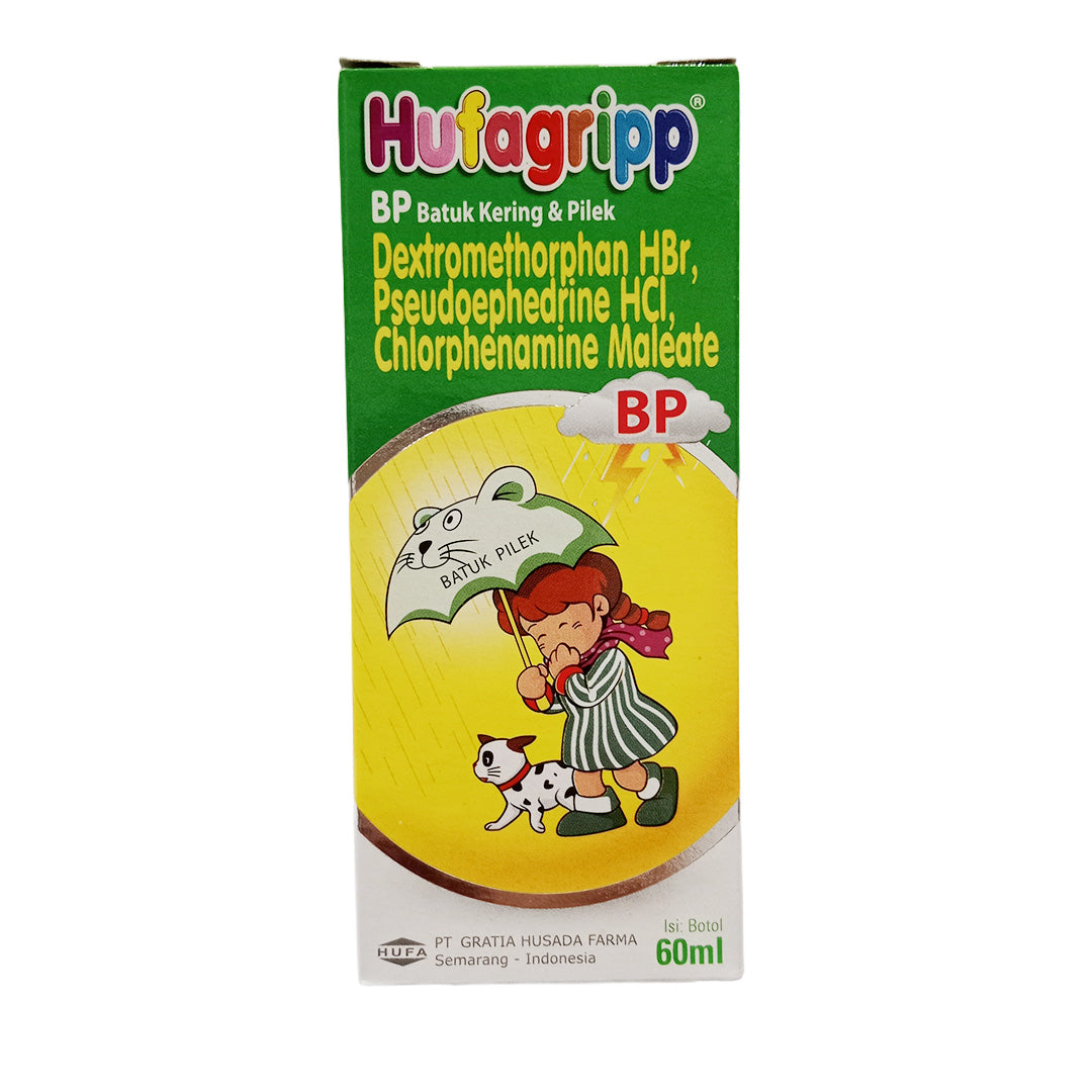 Hufagripp Bp Batuk Kering Dan Pilek Anak Sirup