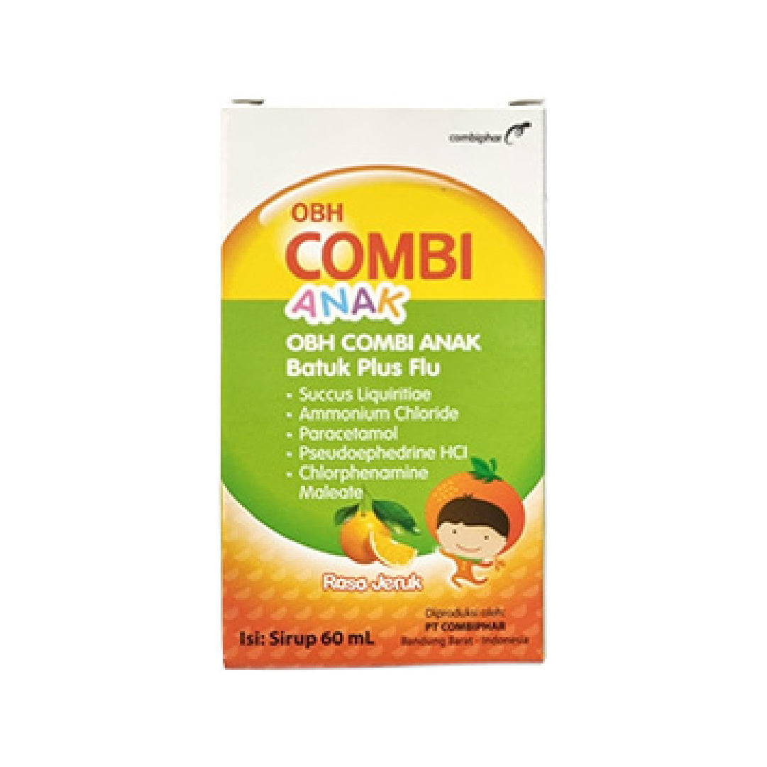 Obh Combi Anak Batuk Plus Flu (Jeruk) Sirup